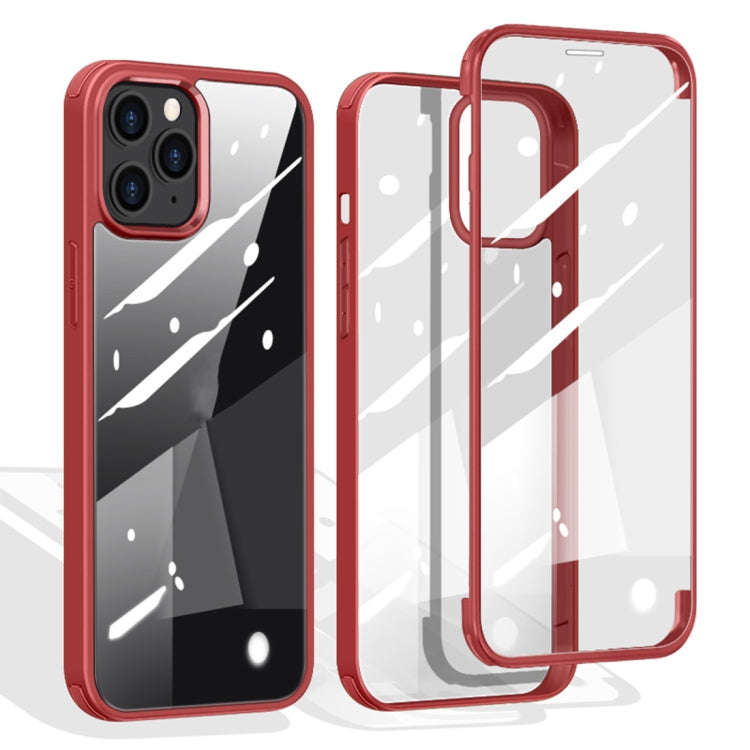 Double-sided Plastic Glass Protective Case, For iPhone 12 mini, For iPhone 12 / 12 Pro, For iPhon...