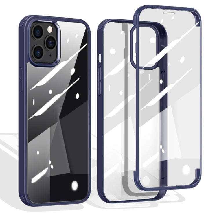 Double-sided Plastic Glass Protective Case, For iPhone 12 mini, For iPhone 12 / 12 Pro, For iPhon...