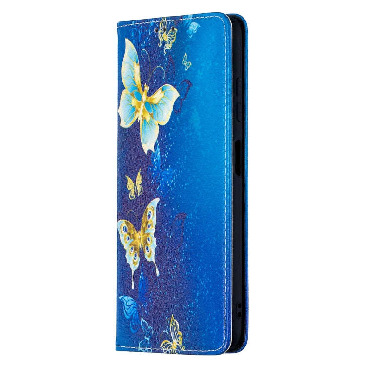 Colored Drawing Pattern Invisible Magnetic Horizontal Flip PU Leather Case with Holder & Card Slo...