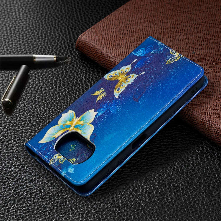Colored Drawing Pattern Invisible Magnetic Horizontal Flip PU Leather Case with Holder & Card Slo...