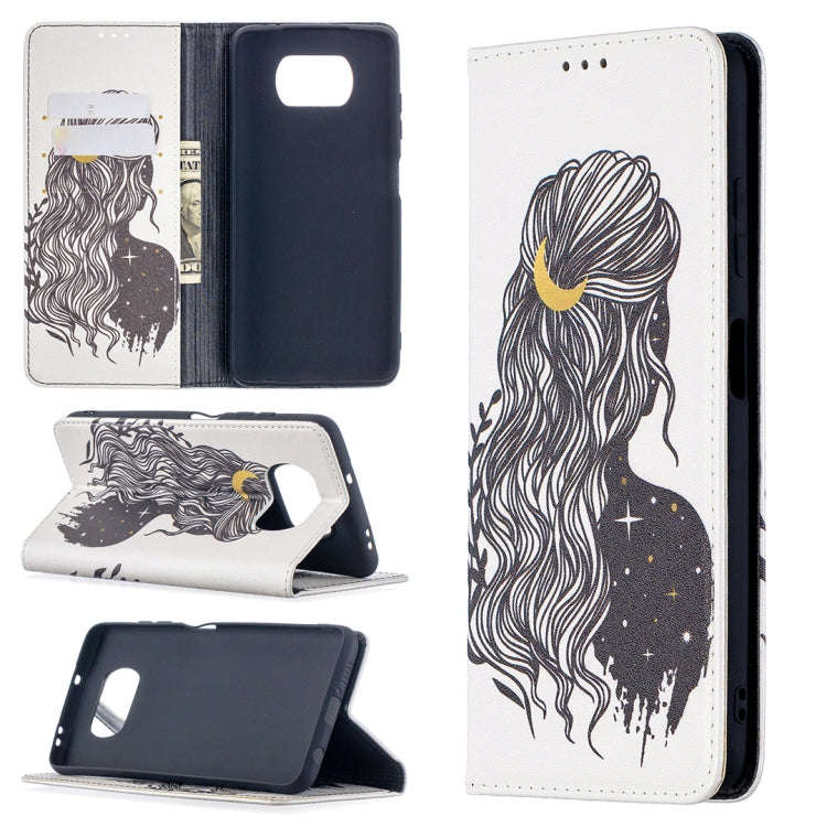 Colored Drawing Pattern Invisible Magnetic Horizontal Flip PU Leather Case with Holder & Card Slo...