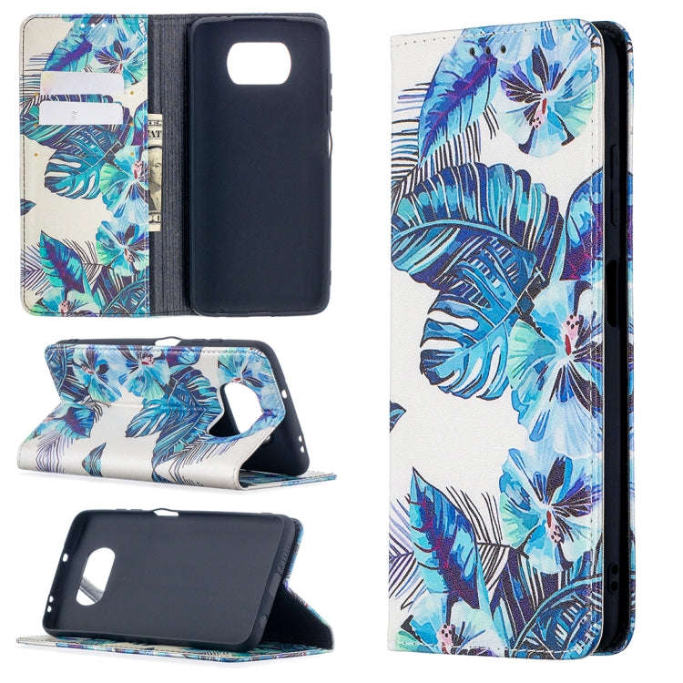 Colored Drawing Pattern Invisible Magnetic Horizontal Flip PU Leather Case with Holder & Card Slo...