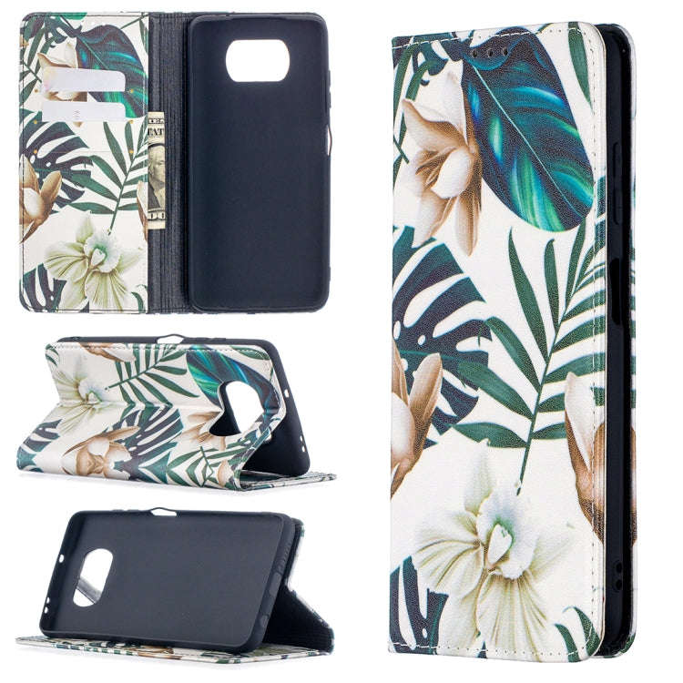 Colored Drawing Pattern Invisible Magnetic Horizontal Flip PU Leather Case with Holder & Card Slo...