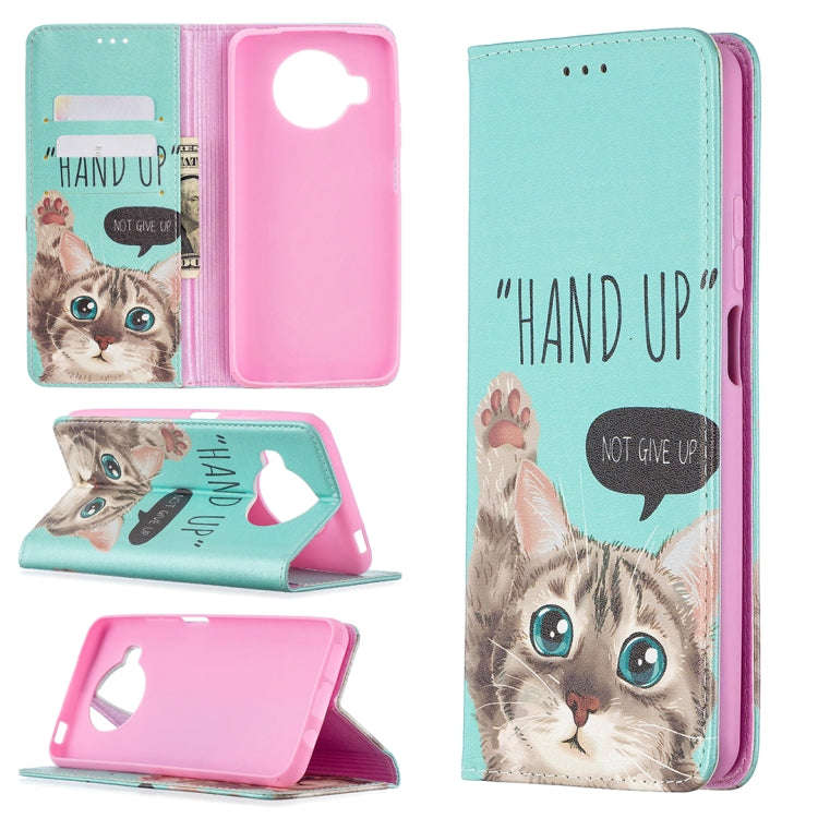 Colored Drawing Pattern Invisible Magnetic Horizontal Flip PU Leather Case with Holder & Card Slo...