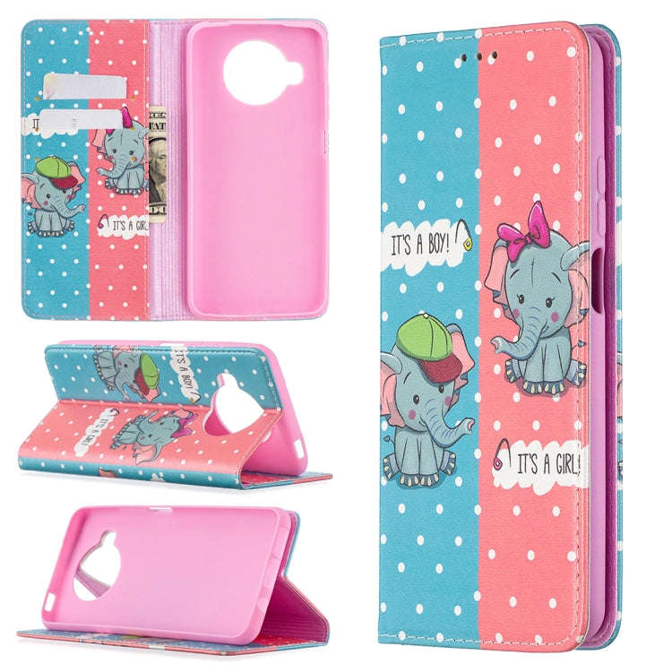 Colored Drawing Pattern Invisible Magnetic Horizontal Flip PU Leather Case with Holder & Card Slo...