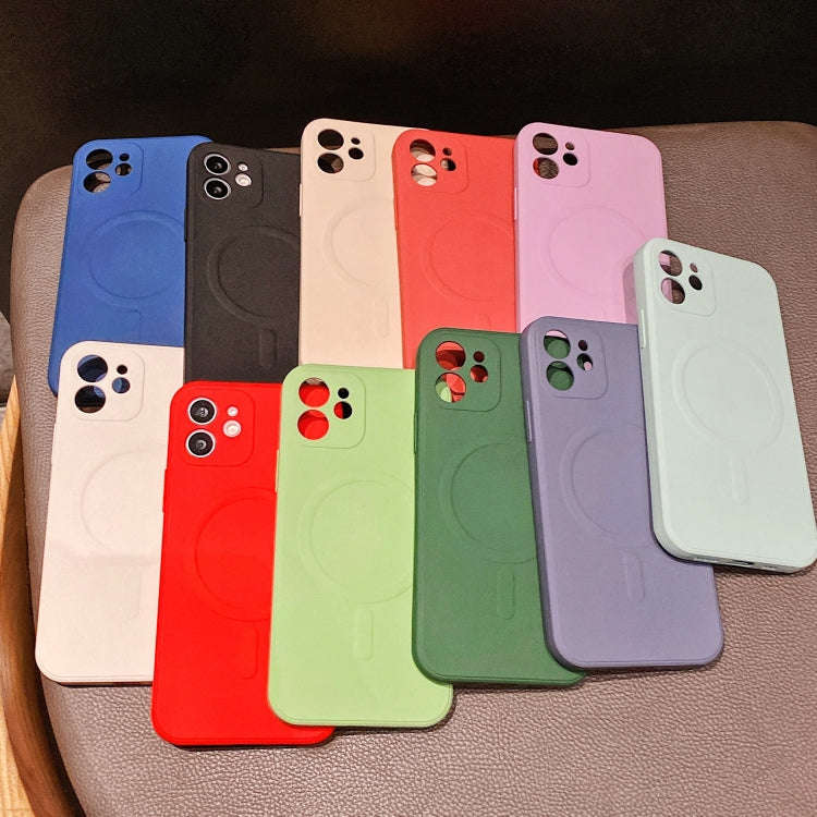 Liquid Silicone Full Coverage Shockproof Magsafe Case, For iPhone 12, For iPhone 12 mini, For iPh...
