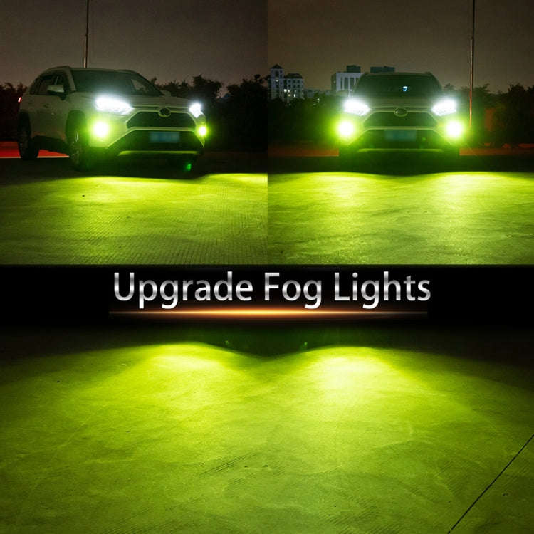 2 PCS DC12-24V / 10.5W Car Double Colors Fog Lights with 24LEDs SMD-3030 & Constant Current, Box ...