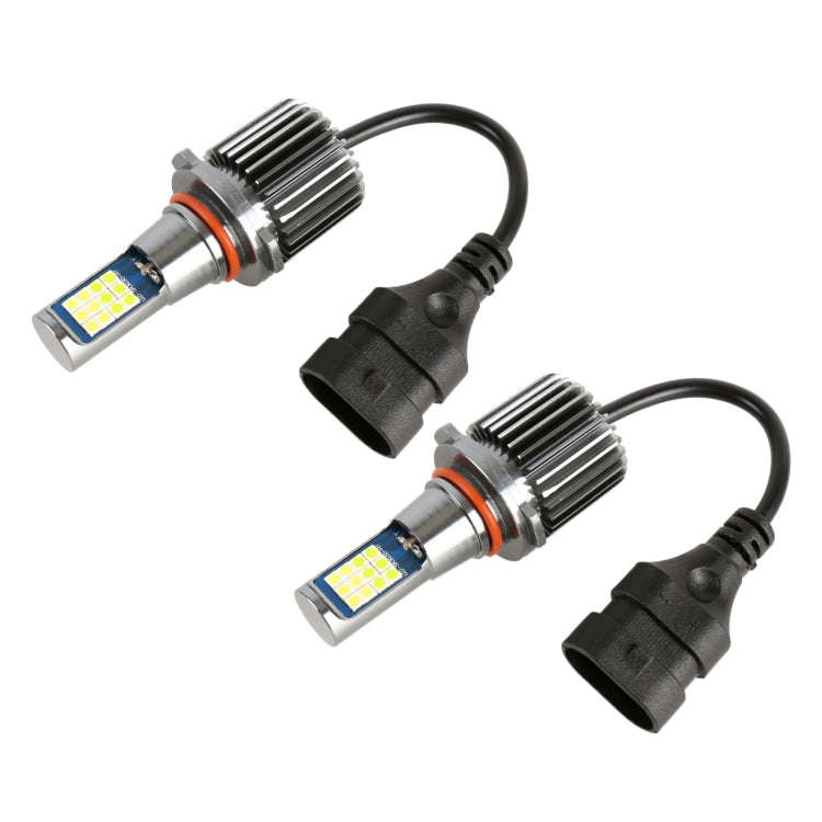 2 PCS DC12-24V / 10.5W Car Double Colors Fog Lights with 24LEDs SMD-3030 & Constant Current, Box ...