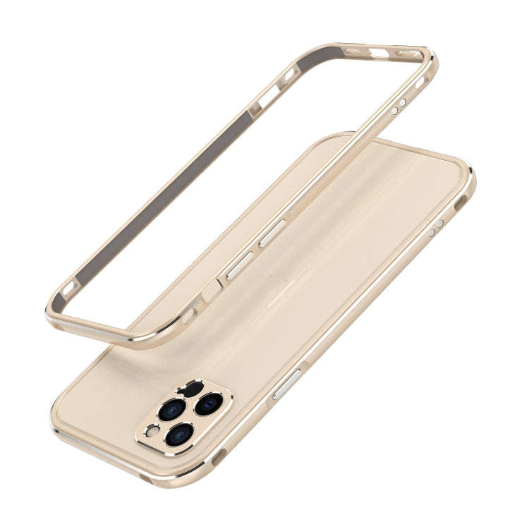 Aurora Series Lens Protector + Metal Frame Protective Case, For iPhone 12 Pro