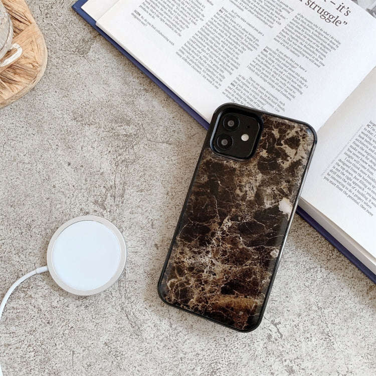 Marble Pattern Patch PC + TPU Shockproof Magsafe Case, For iPhone 12 Pro Max