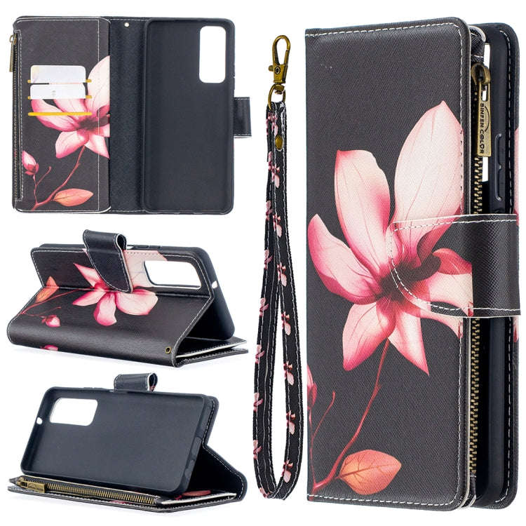 Colored Drawing Pattern Zipper Horizontal Flip Leather Case with Holder & Card Slots & Wallet, Fo...