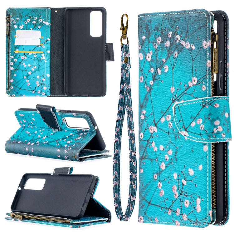 Colored Drawing Pattern Zipper Horizontal Flip Leather Case with Holder & Card Slots & Wallet, Fo...