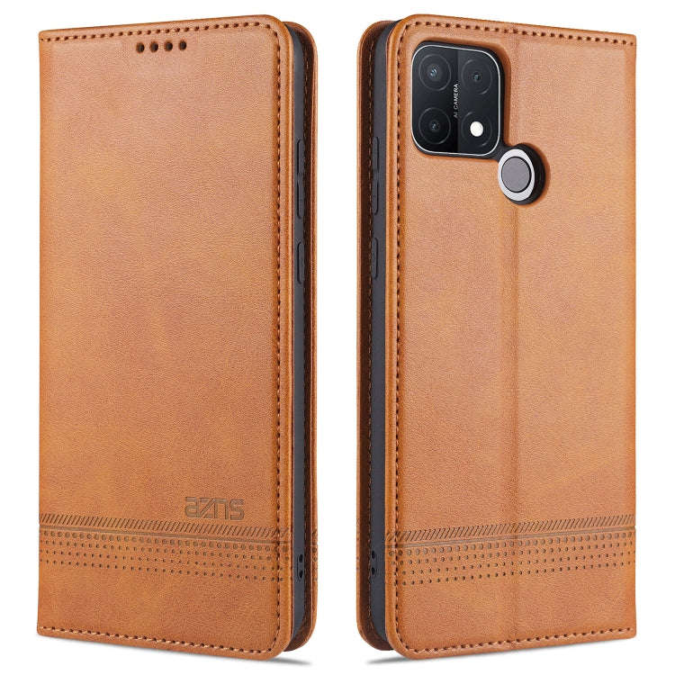 AZNS Magnetic Calf Texture Horizontal Flip Leather Case with Card Slots & Holder & Wallet, For OP...