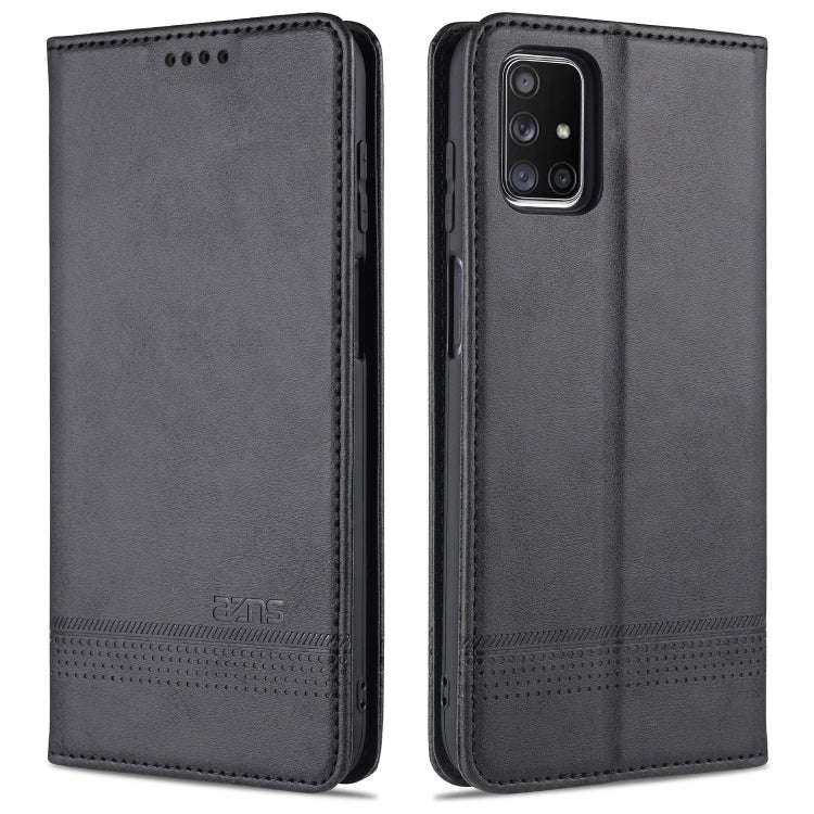 AZNS Magnetic Calf Texture Horizontal Flip Leather Case with Card Slots & Holder & Wallet, For OP...