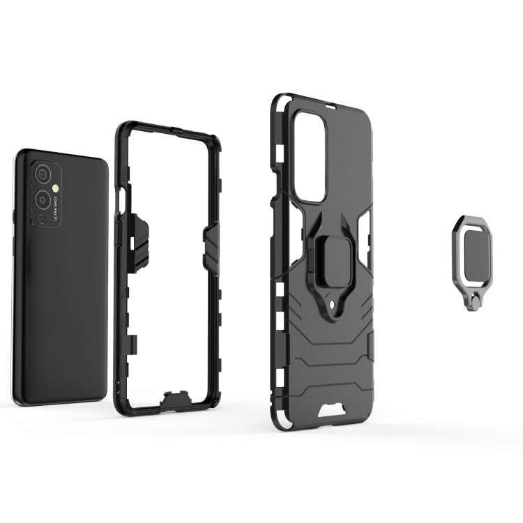 PC + TPU Shockproof Protective Case with Magnetic Ring Holder, For OnePlus 9, For OnePlus 9 Pro, ...
