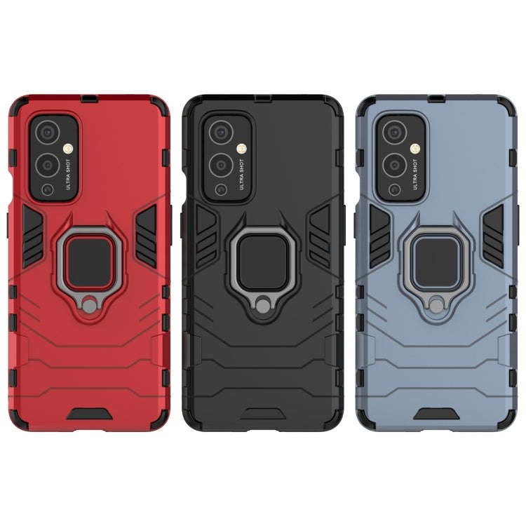 PC + TPU Shockproof Protective Case with Magnetic Ring Holder, For OnePlus 9, For OnePlus 9 Pro, ...