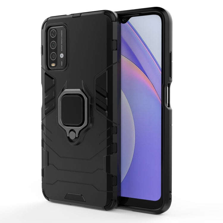PC + TPU Shockproof Protective Case with Magnetic Ring Holder, For OnePlus 9, For OnePlus 9 Pro, ...