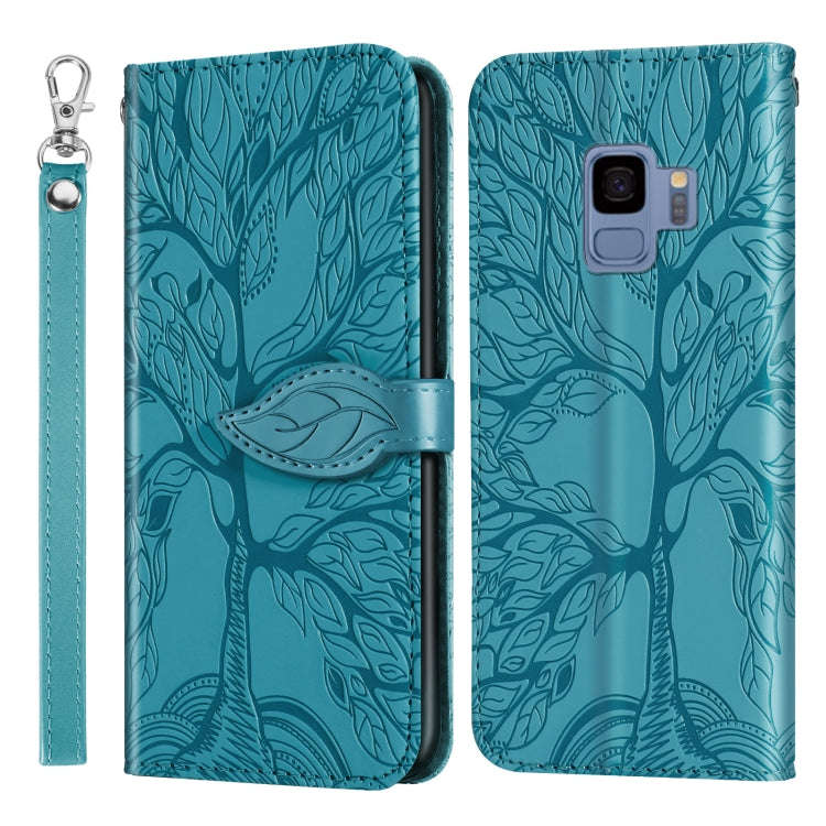 Life of Tree Embossing Pattern Horizontal Flip Leather Case with Holder & Card Slot & Wallet & Ph...
