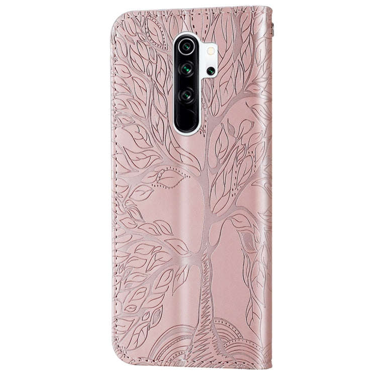 Life of Tree Embossing Pattern Horizontal Flip Leather Case with Holder & Card Slot & Wallet & Ph...