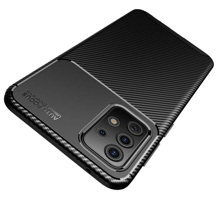 Carbon Fiber Texture Shockproof TPU Case, For Samsung Galaxy A52 5G