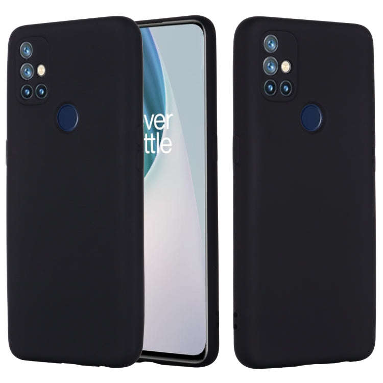 Pure Color Liquid Silicone Shockproof Full Coverage Case, For OnePlus Nord N10 5G, For Samsung Ga...