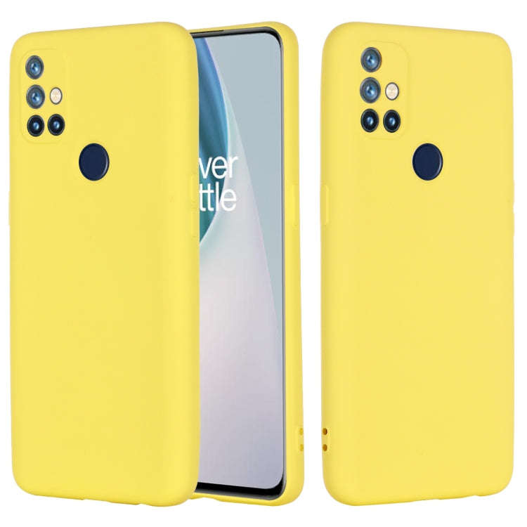 Pure Color Liquid Silicone Shockproof Full Coverage Case, For OnePlus Nord N10 5G, For Samsung Ga...