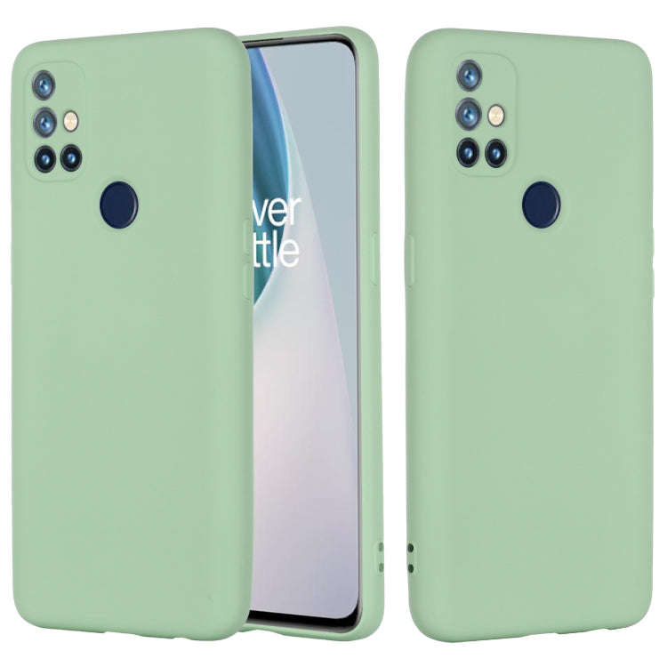 Pure Color Liquid Silicone Shockproof Full Coverage Case, For OnePlus Nord N10 5G, For Samsung Ga...