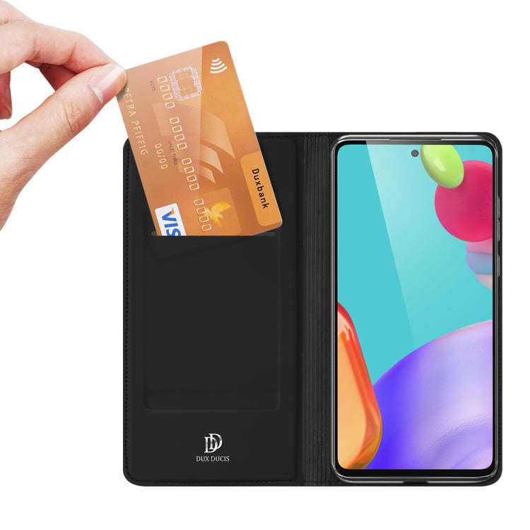 DUX DUCIS Skin Pro Series Horizontal Flip PU + TPU Leather Case, with Holder & Card Slots, For Sa...