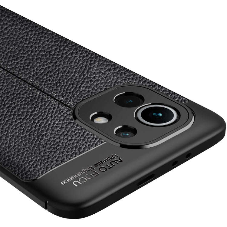 Litchi Texture TPU Shockproof Case, For Xiaomi Mi 11