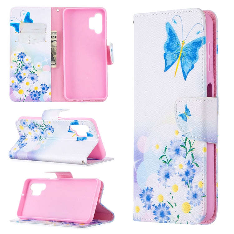 Colored Drawing Pattern Horizontal Flip Leather Case with Holder & Card Slots & Wallet, For Samsu...