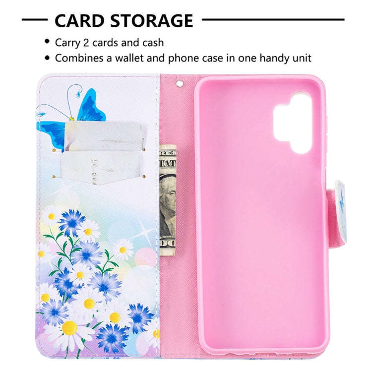 Colored Drawing Pattern Horizontal Flip Leather Case with Holder & Card Slots & Wallet, For Samsu...
