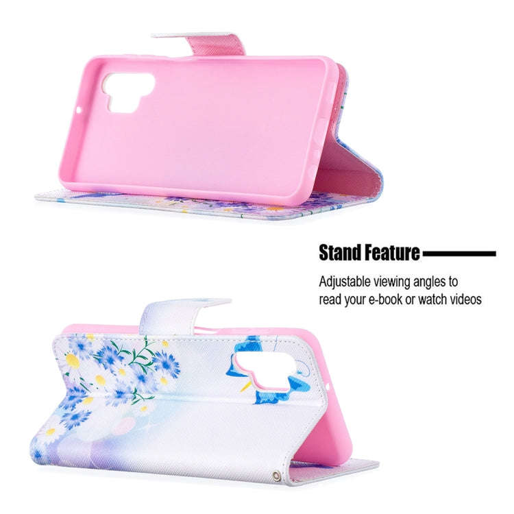 Colored Drawing Pattern Horizontal Flip Leather Case with Holder & Card Slots & Wallet, For Samsu...
