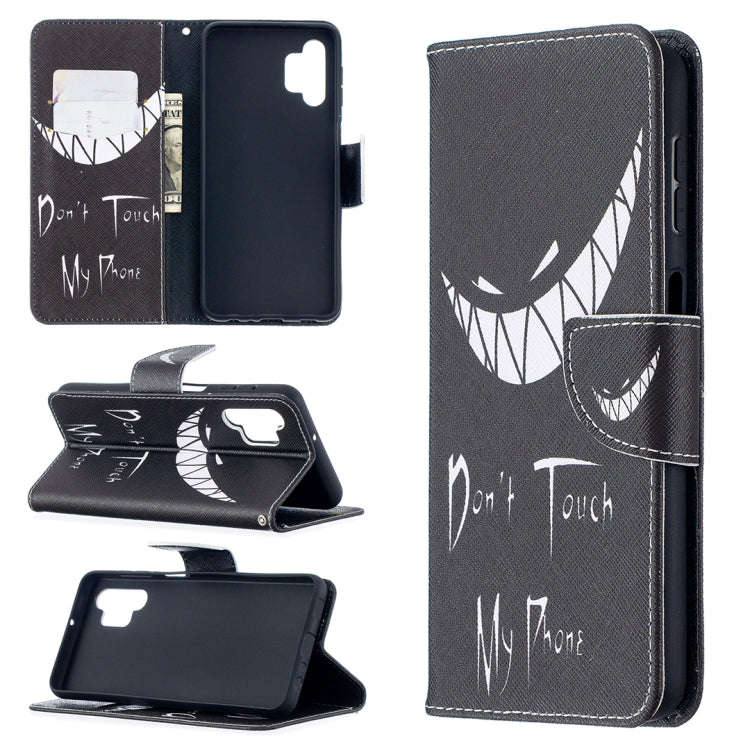 Colored Drawing Pattern Horizontal Flip Leather Case with Holder & Card Slots & Wallet, For Samsu...