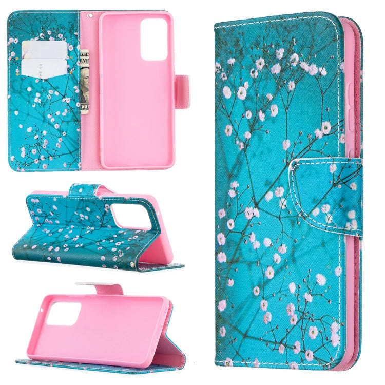 Colored Drawing Pattern Horizontal Flip Leather Case with Holder & Card Slots & Wallet, For Samsu...