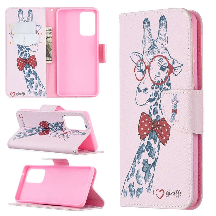 Colored Drawing Pattern Horizontal Flip Leather Case with Holder & Card Slots & Wallet, For Samsu...