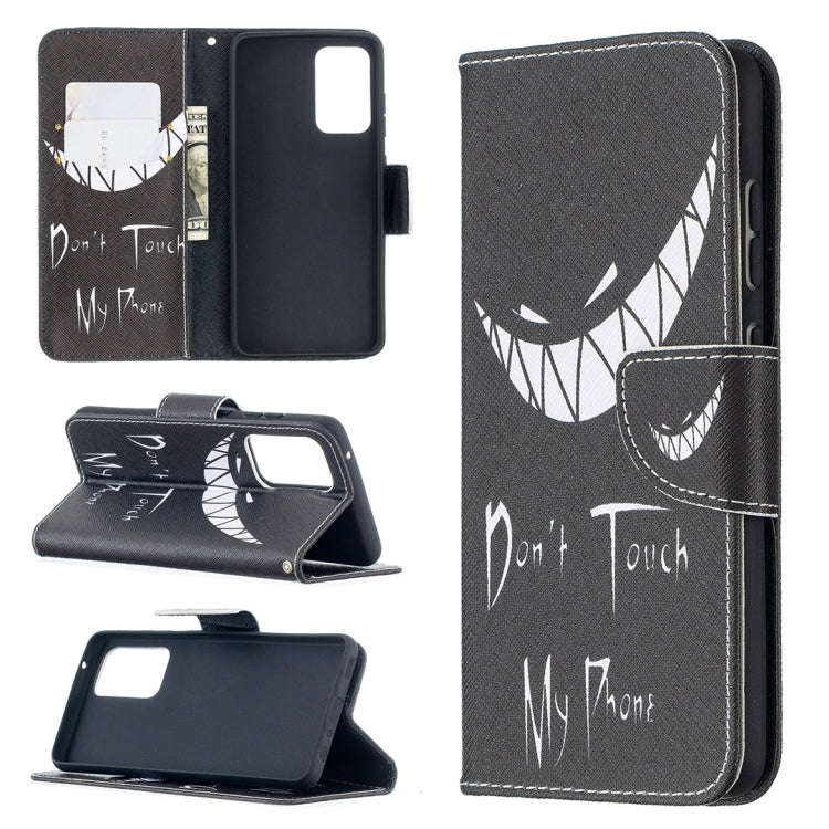 Colored Drawing Pattern Horizontal Flip Leather Case with Holder & Card Slots & Wallet, For Samsu...
