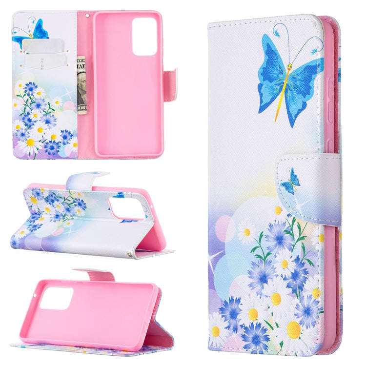 Colored Drawing Pattern Horizontal Flip Leather Case with Holder & Card Slots & Wallet, For Samsu...