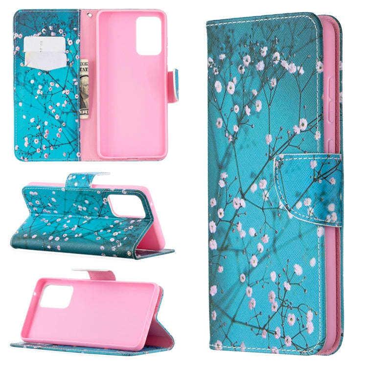 Colored Drawing Pattern Horizontal Flip Leather Case with Holder & Card Slots & Wallet, For Samsu...