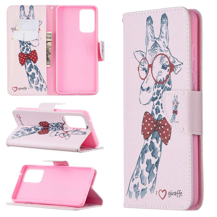 Colored Drawing Pattern Horizontal Flip Leather Case with Holder & Card Slots & Wallet, For Samsu...