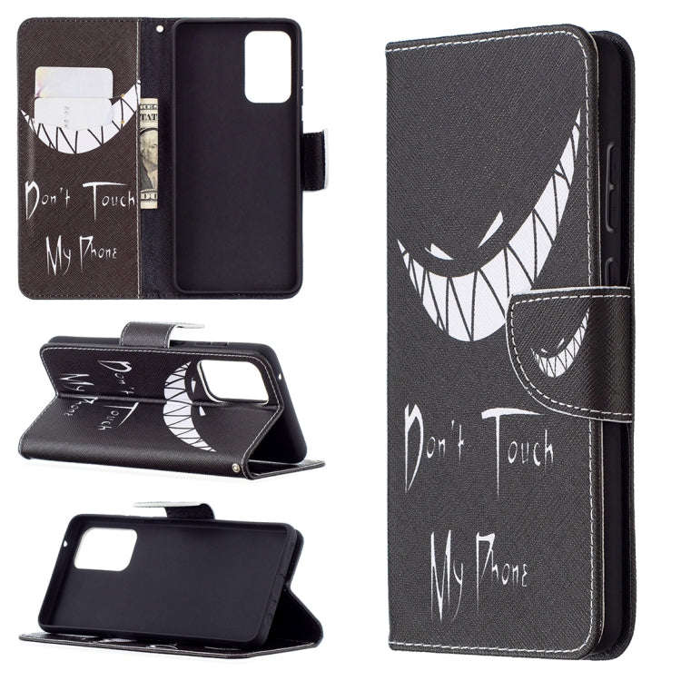 Colored Drawing Pattern Horizontal Flip Leather Case with Holder & Card Slots & Wallet, For Samsu...