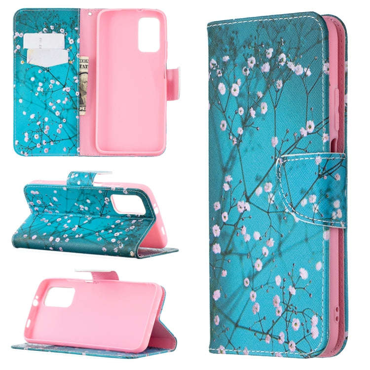 Colored Drawing Pattern Horizontal Flip Leather Case with Holder & Card Slots & Wallet, For Samsu...