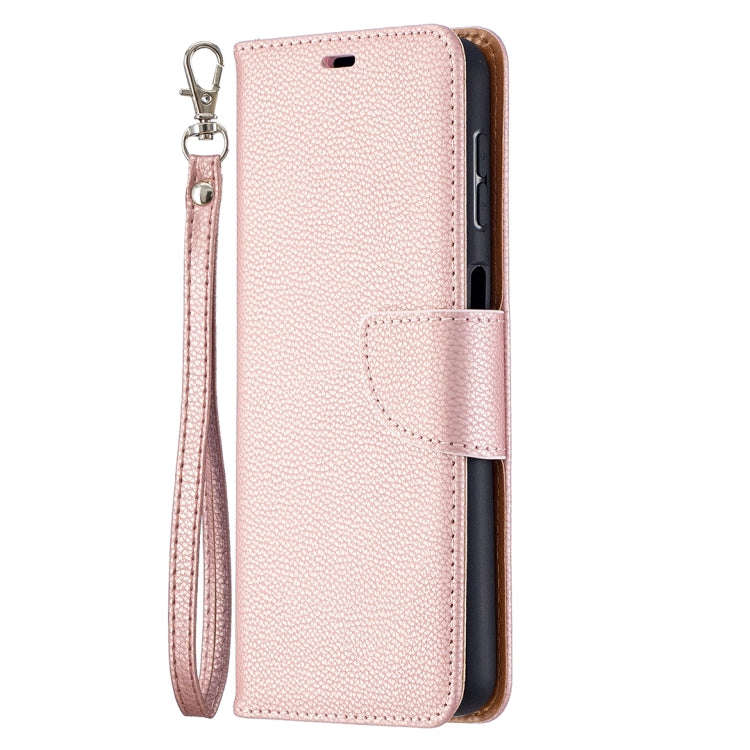 Litchi Texture Pure Color Horizontal Flip PU Leather Case with Holder & Card Slots & Wallet & Lan...