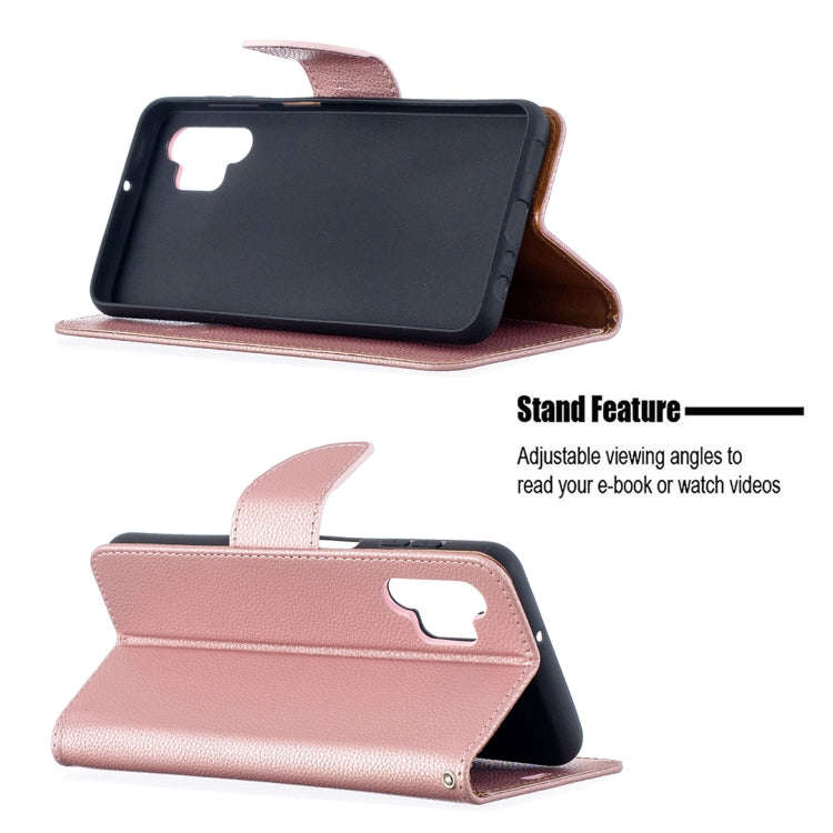 Litchi Texture Pure Color Horizontal Flip PU Leather Case with Holder & Card Slots & Wallet & Lan...