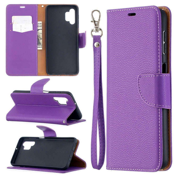Litchi Texture Pure Color Horizontal Flip PU Leather Case with Holder & Card Slots & Wallet & Lan...