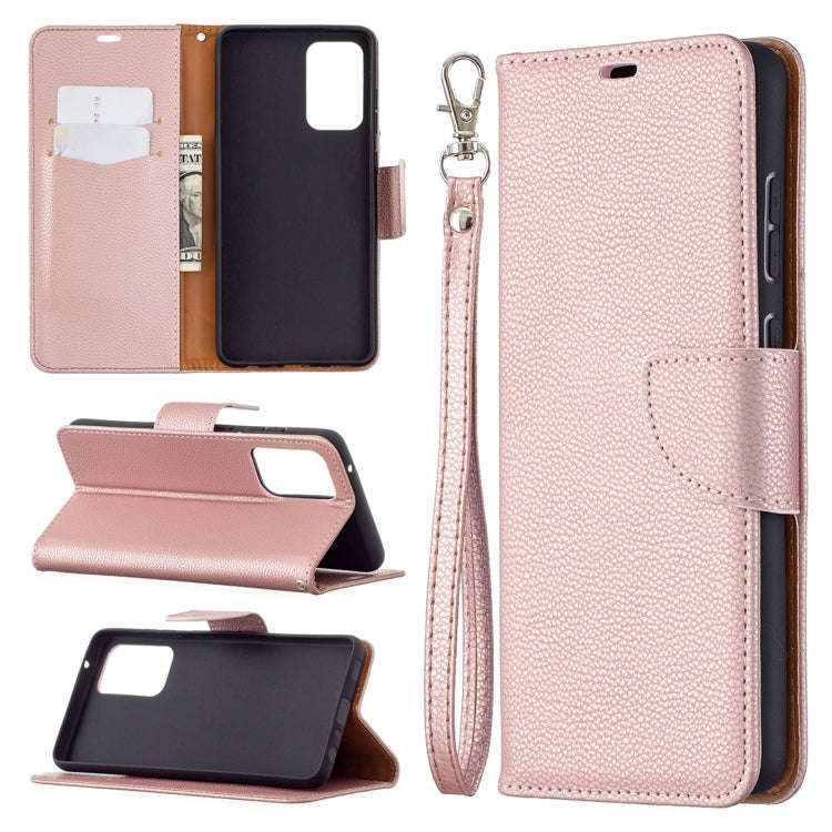 Litchi Texture Pure Color Horizontal Flip PU Leather Case with Holder & Card Slots & Wallet & Lan...