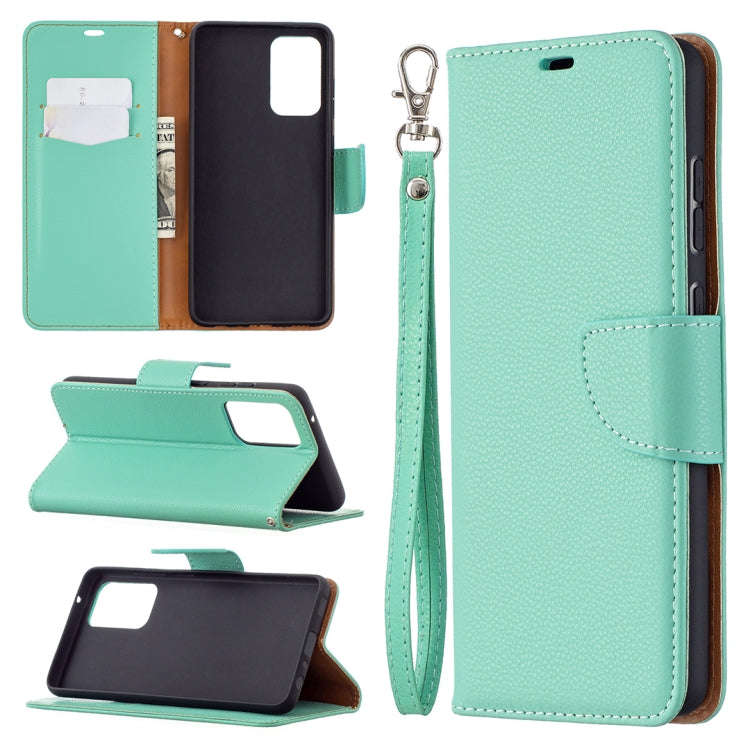 Litchi Texture Pure Color Horizontal Flip PU Leather Case with Holder & Card Slots & Wallet & Lan...