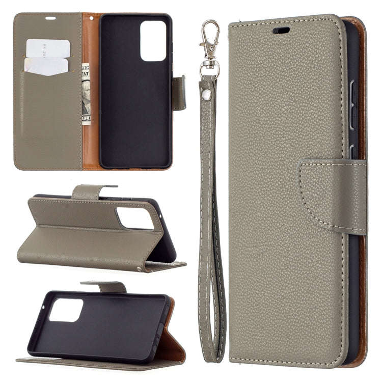 Litchi Texture Pure Color Horizontal Flip PU Leather Case with Holder & Card Slots & Wallet & Lan...
