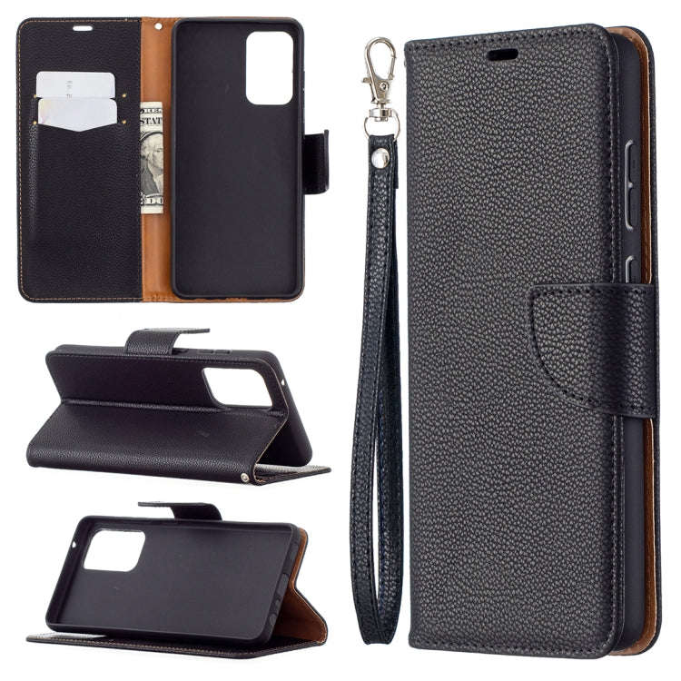 Litchi Texture Pure Color Horizontal Flip PU Leather Case with Holder & Card Slots & Wallet & Lan...