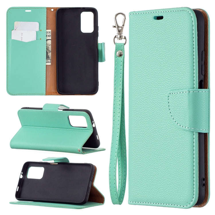 Litchi Texture Pure Color Horizontal Flip PU Leather Case with Holder & Card Slots & Wallet & Lan...
