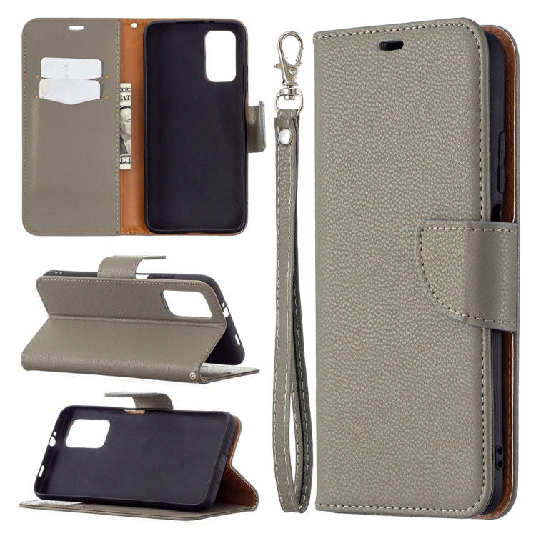 Litchi Texture Pure Color Horizontal Flip PU Leather Case with Holder & Card Slots & Wallet & Lan...